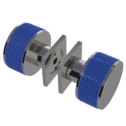 Rubinet Shower Door Knob (set) Polished Nickel