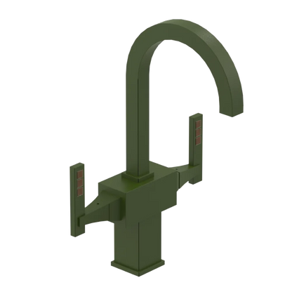 Rubinet Single Hole Dual Handle Lav. Set. (less drain) Green Envy