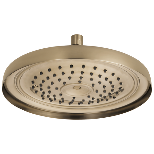 Essential Shower Series 11" Classic Round Single-Function Raincan Shower Head - 1.75 GPM - Brilliance® Luxe Gold®