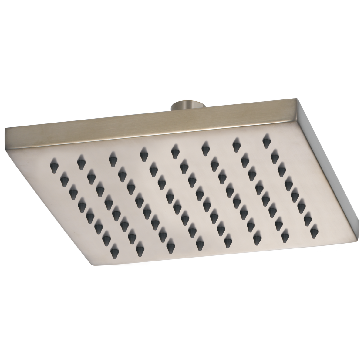 Essential Shower Series 8" Linear Square Single-Function Raincan Shower Head - 1.75 GPM - Brilliance® Brushed Nickel