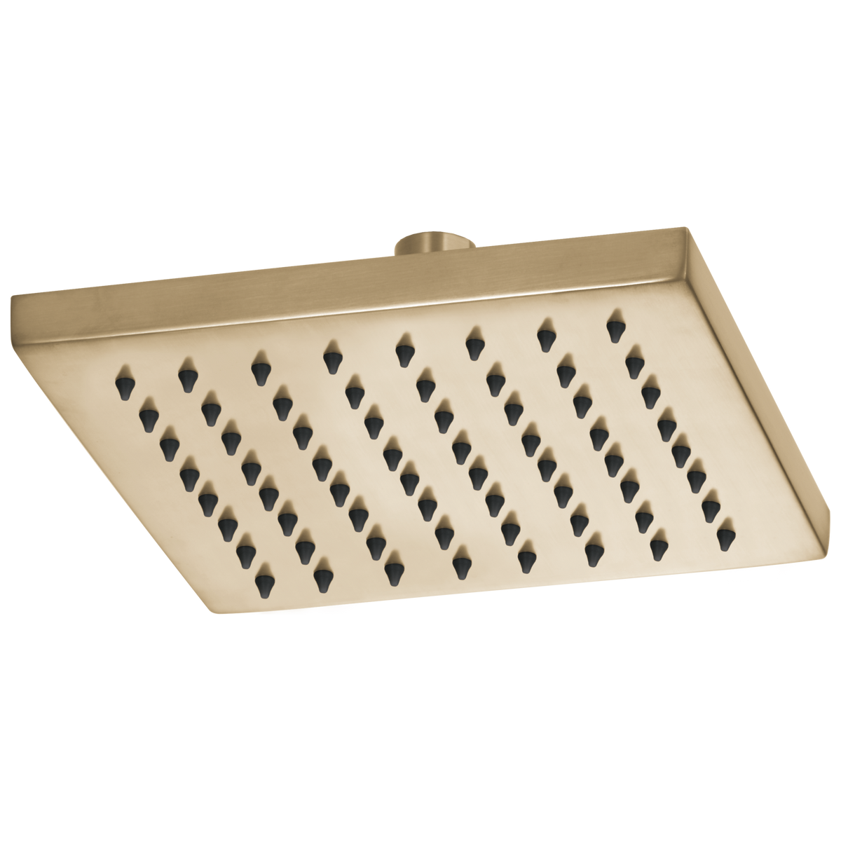 Essential Shower Series 8" Linear Square Single-Function Raincan Shower Head - 1.75 GPM - Brilliance® Luxe Gold®