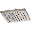 Essential Shower Series 8" Linear Square Single-Function Raincan Shower Head - 1.75 GPM - Brilliance® Luxe Nickel®