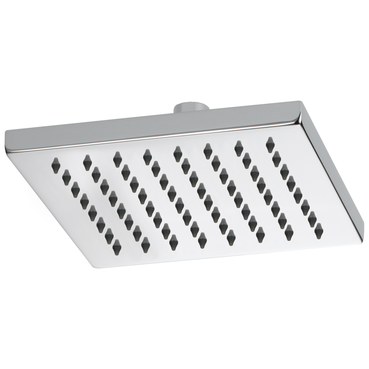 Essential Shower Series 8" Linear Square Single-Function Raincan Shower Head - 1.75 GPM - Polished Chrome