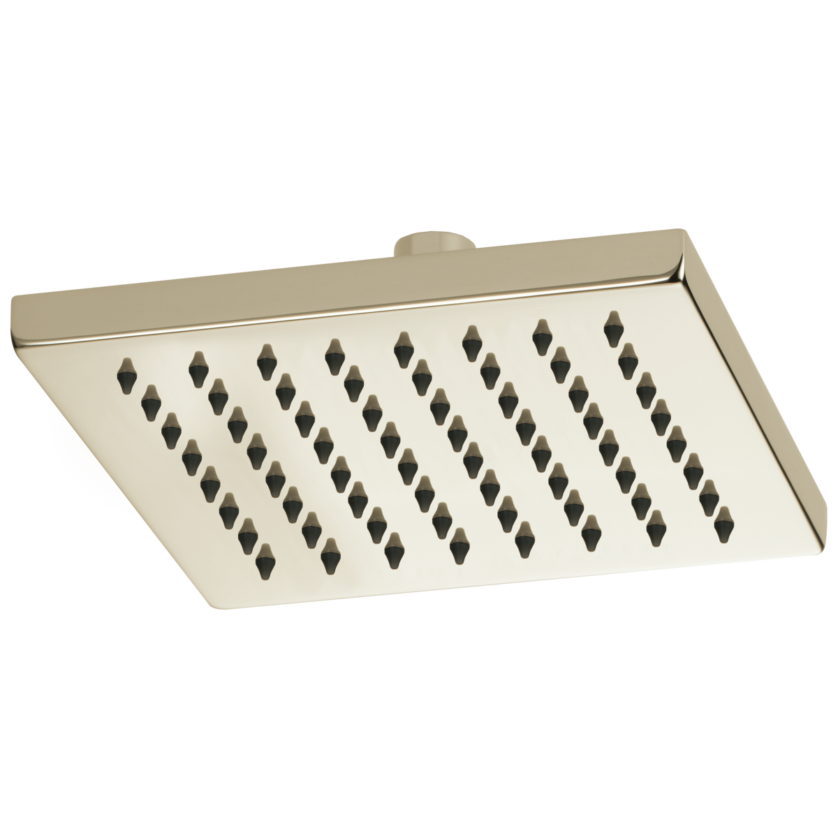 Essential Shower Series 8" Linear Square Single-Function Raincan Shower Head - 1.75 GPM - Brilliance® Polished Nickel
