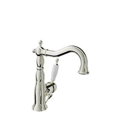 Baril Antique style single-hole lavatory faucet, drain included