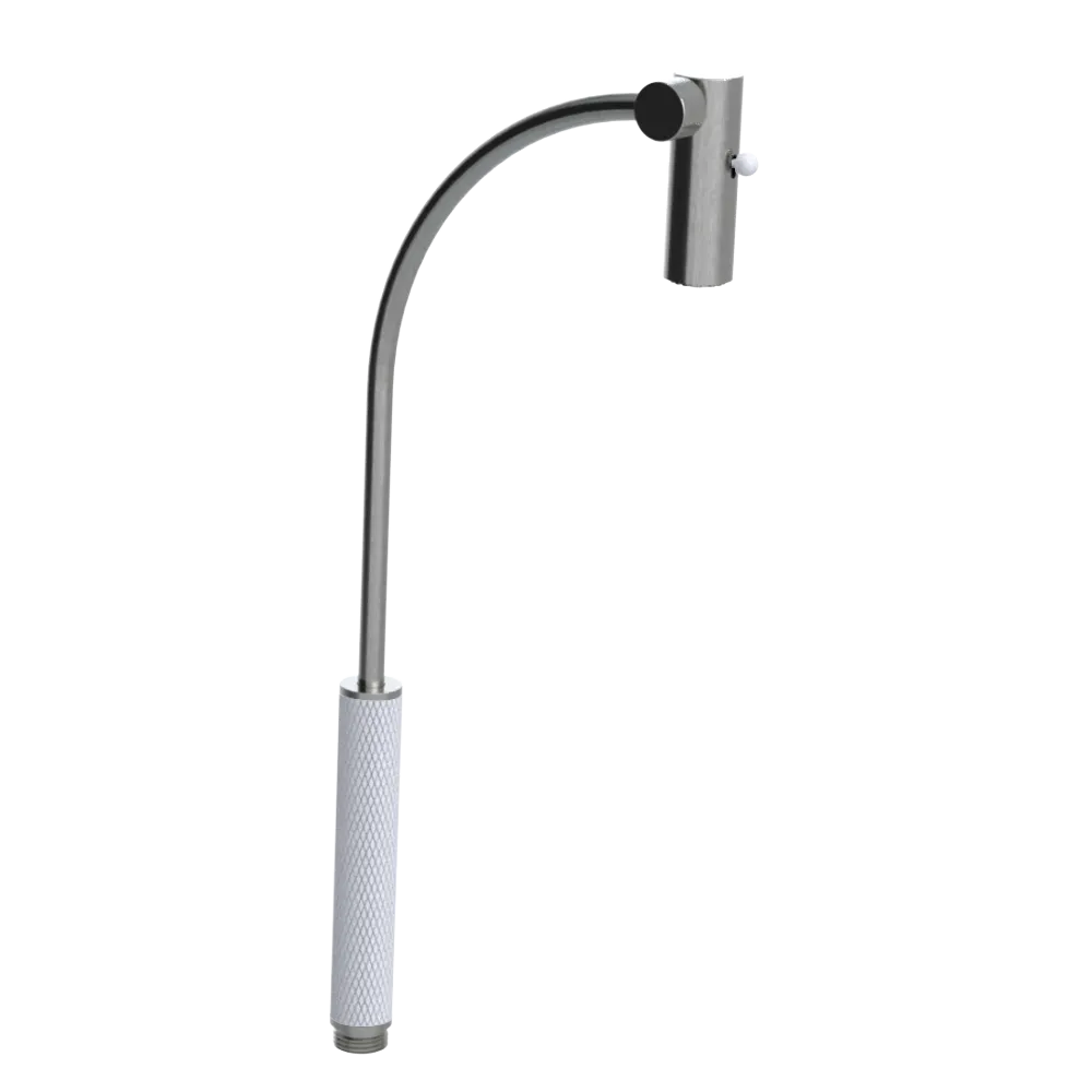 Rubinet Hand Held Shower Bidet Only Satin Nickel