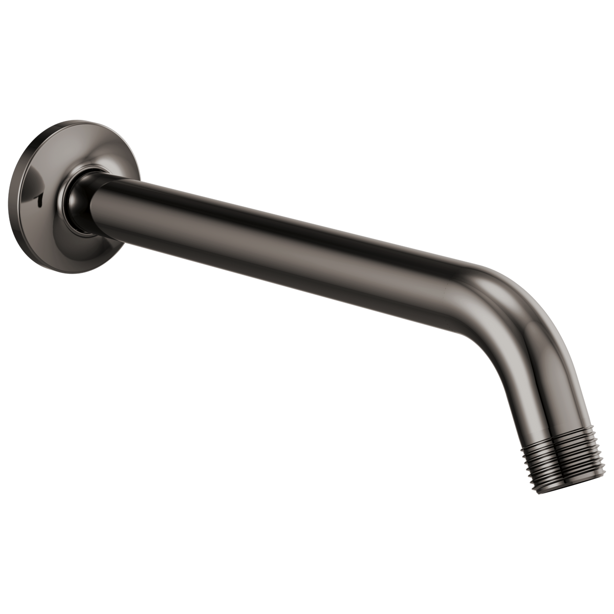Kintsu 10” Shower Arm and Flange - Brilliance® Black Onyx