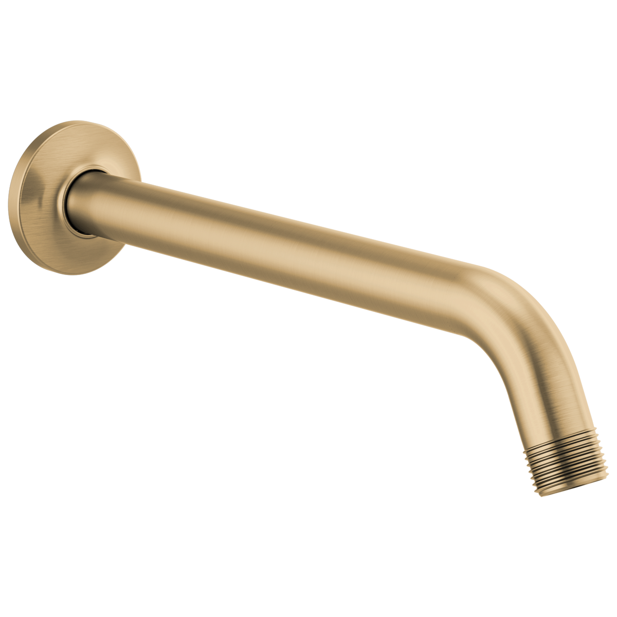 Kintsu 10” Shower Arm and Flange - Brilliance® Luxe Gold®