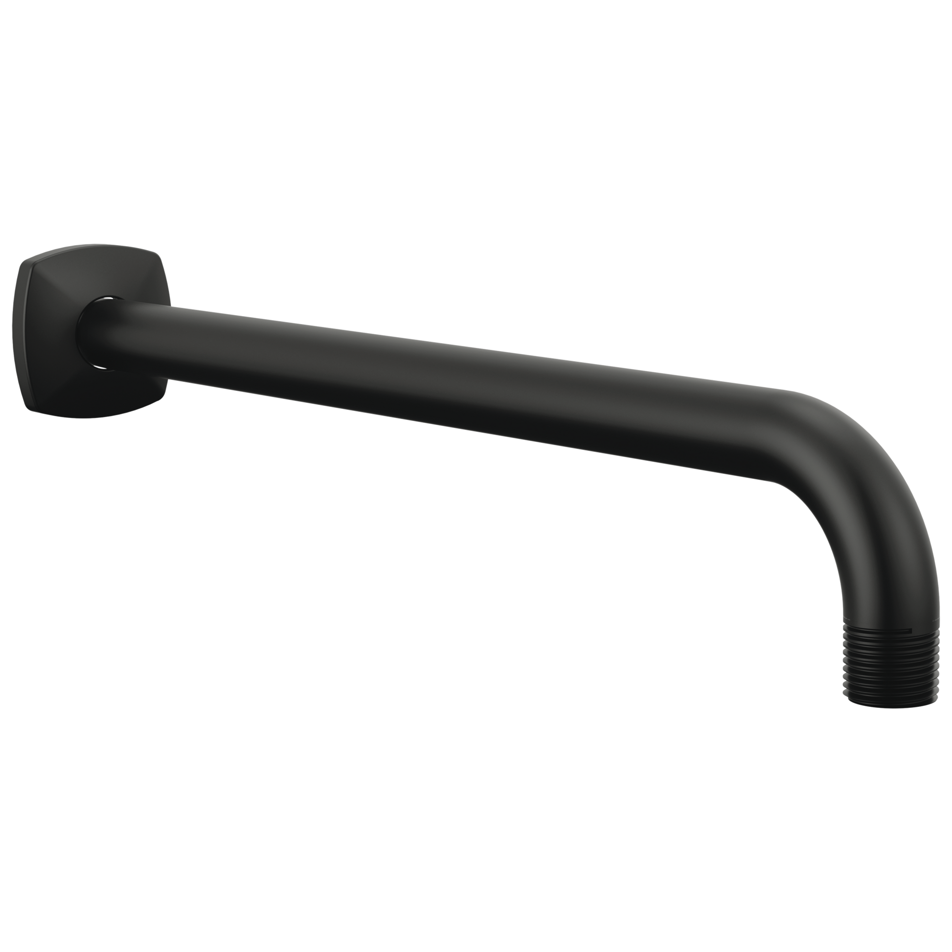 Allaria 13" Wall Mount Shower Arm and Flange - Matte Black