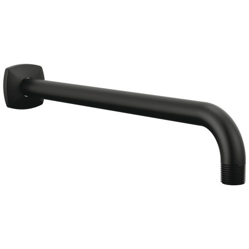 Allaria 13" Wall Mount Shower Arm and Flange - Matte Black