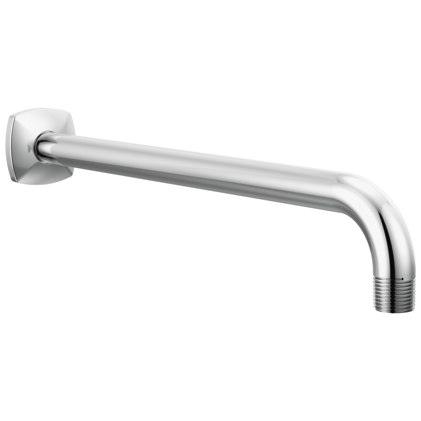 Allaria 13" Wall Mount Shower Arm and Flange - Polished Chrome