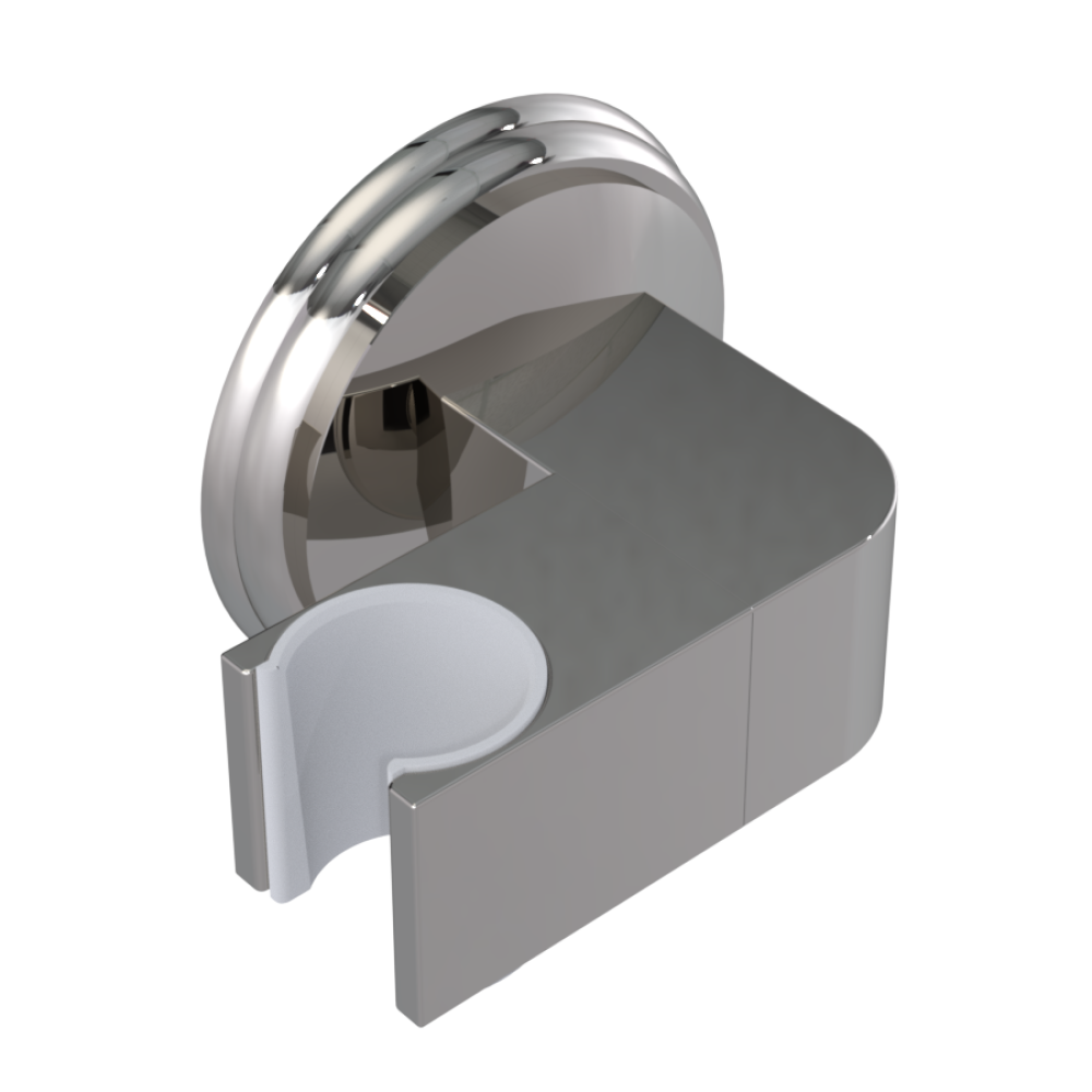 Rubinet Wall Bracket for Hand Held Shower Polished Nickel