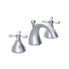 Rubinet Widespread Lav. Set. (less drain) Satin Chrome