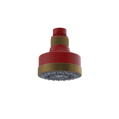 Rubinet 3 FUNCTION SHOWER HEAD Maroon