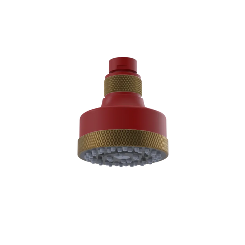 Rubinet 3 FUNCTION SHOWER HEAD Maroon