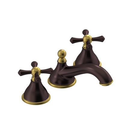 Rubinet Widespread Lav. Set. (less drain) Oil Rubbed Bronze