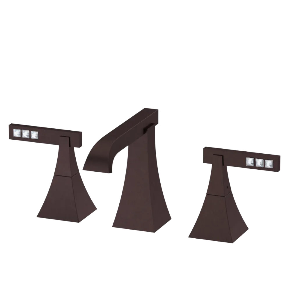 Rubinet Widespread Lav. Set. (less drain) Oil Rubbed Bronze