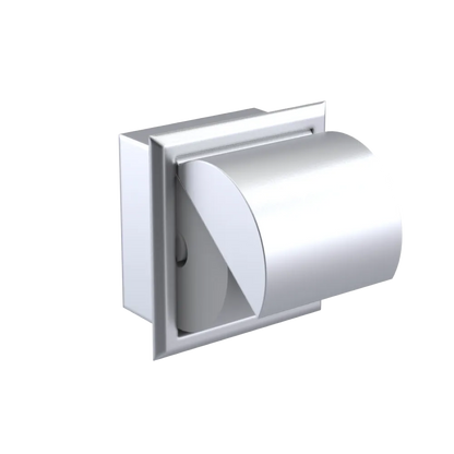 Rubinet RECESSED TOILET PAPER HOLDER Satin Chrome