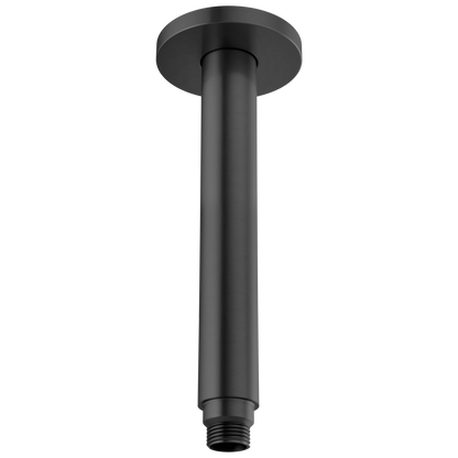 Kintsu 10" Dual Waterway Ceiling Mount Shower Arm and Flange - Matte Black