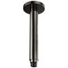Kintsu 10" Dual Waterway Ceiling Mount Shower Arm and Flange - Brilliance® Black Onyx