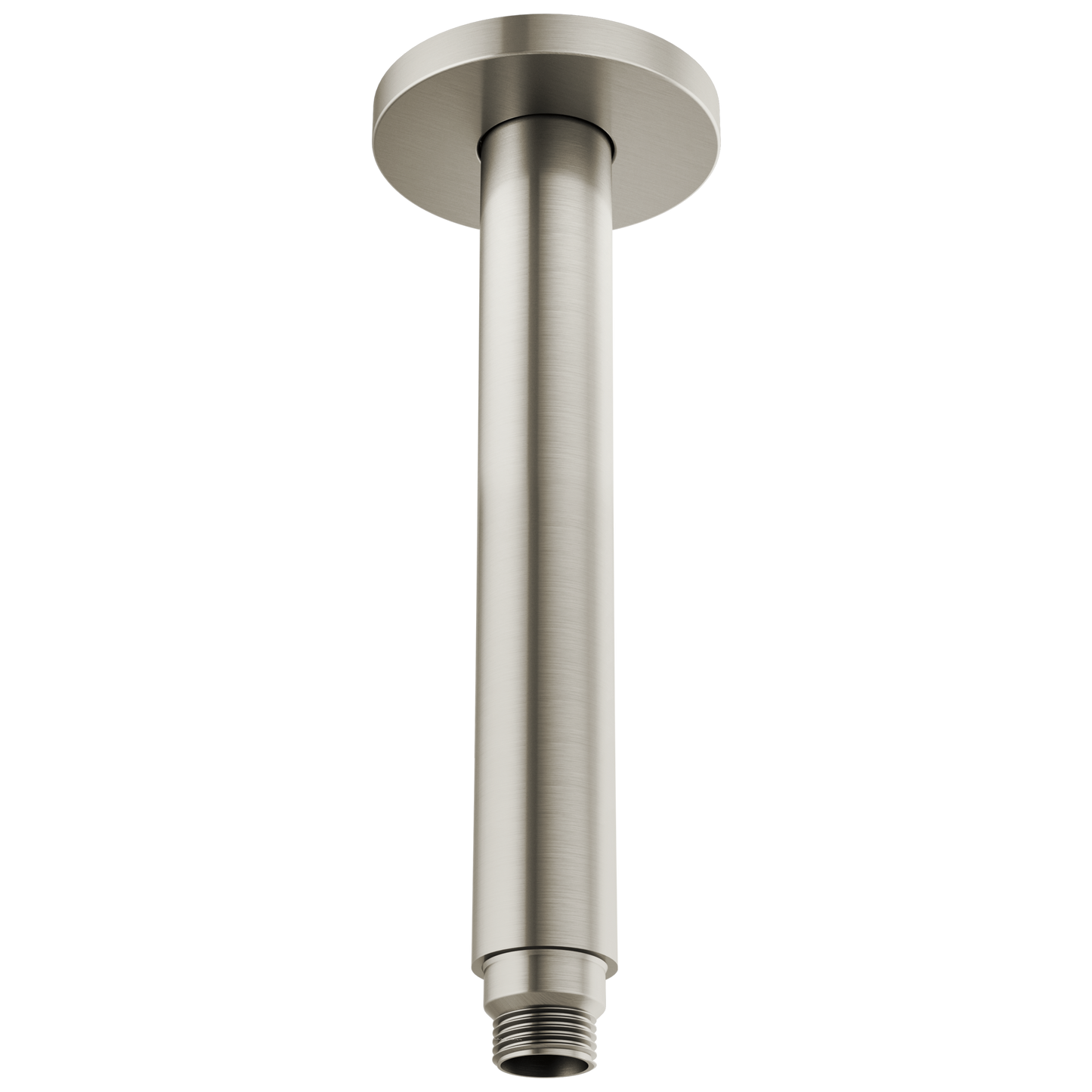 Kintsu 10" Dual Waterway Ceiling Mount Shower Arm and Flange - Brilliance® Luxe Nickel®