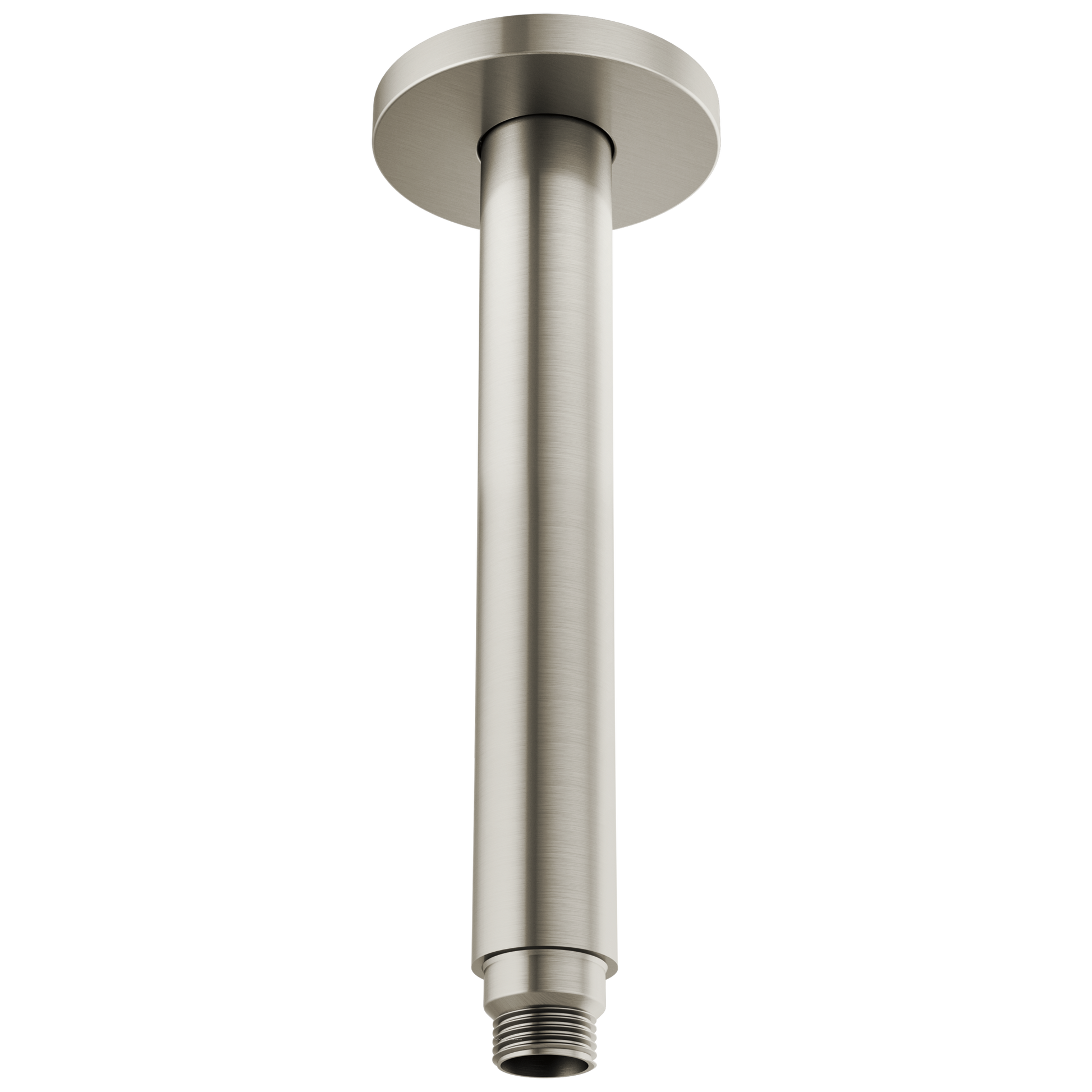 Kintsu 10" Dual Waterway Ceiling Mount Shower Arm and Flange - Brilliance® Luxe Nickel®