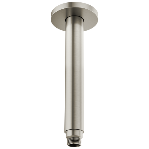 Kintsu 10" Dual Waterway Ceiling Mount Shower Arm and Flange - Brilliance® Luxe Nickel®