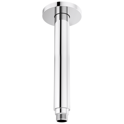 Kintsu 10" Dual Waterway Ceiling Mount Shower Arm and Flange - Polished Chrome