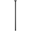 Essential Shower Series 24" Ceiling Mount Shower Arm And Round Flange - Matte Black