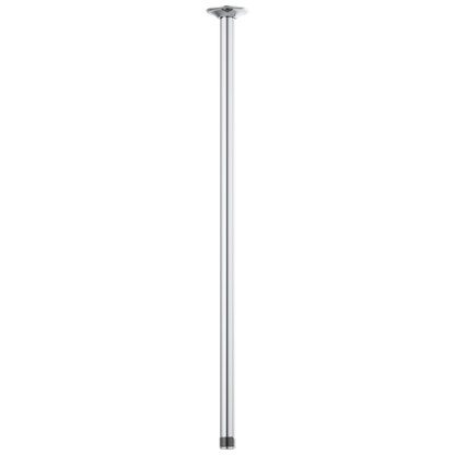 Essential Shower Series 24" Ceiling Mount Shower Arm And Round Flange - Polished Chrome