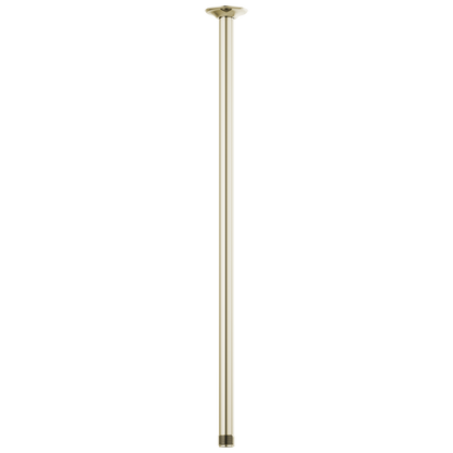 Essential Shower Series 24" Ceiling Mount Shower Arm And Round Flange - Brilliance® Polished Nickel