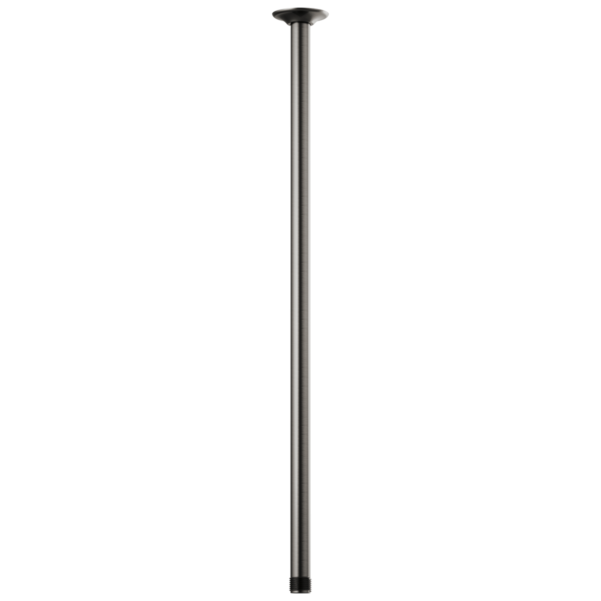 Essential Shower Series 24" Ceiling Mount Shower Arm And Round Flange - Brilliance® Luxe Steel®