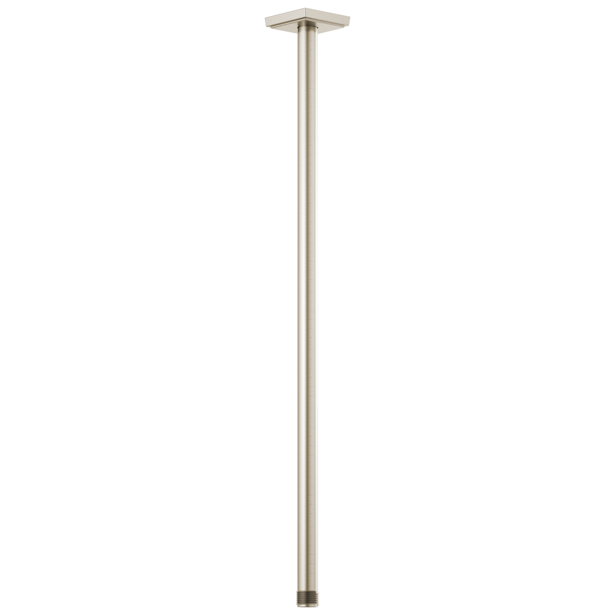 Essential Shower Series 24" Ceiling Mount Shower Arm And Square Flange - Brilliance® Brushed Nickel