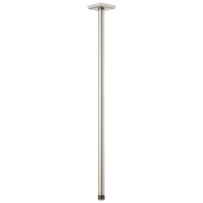 Essential Shower Series 24" Ceiling Mount Shower Arm And Square Flange - Brilliance® Luxe Nickel®