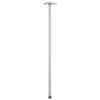 Essential Shower Series 24" Ceiling Mount Shower Arm And Square Flange - Polished Chrome