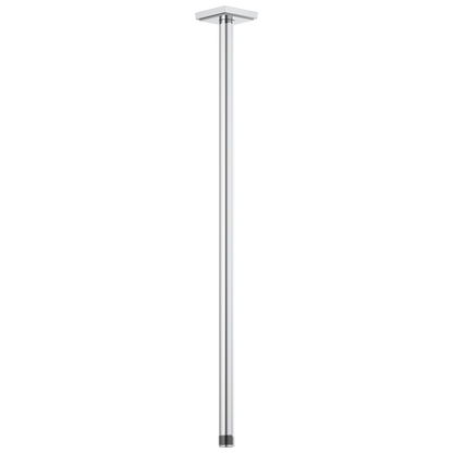 Essential Shower Series 24" Ceiling Mount Shower Arm And Square Flange - Polished Chrome