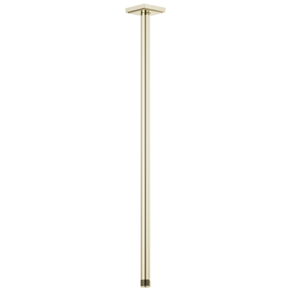 Essential Shower Series 24" Ceiling Mount Shower Arm And Square Flange - Brilliance® Polished Nickel