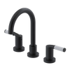 Rubinet Widespread Lav set (less drain) Matt Black