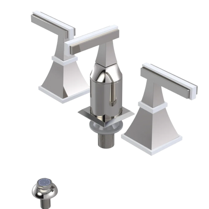 Rubinet Bidet Fitting with Spray, Diverter, and Vacum Breaker (Less Drain) Polished Nickel