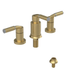 Rubinet Bidet Fitting with Spray, Diverter, and Vacuum Breaker (less drain) Satin Brass