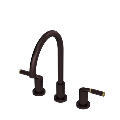 Rubinet Widespread Kitchen Set Oil Rubbed Bronze