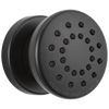 Essential Shower Series Touch-Clean Round Body Spray - Matte Black