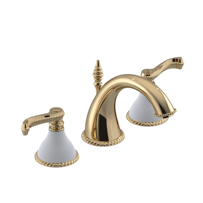 Rubinet Widespread Lav. Set. (less drain) Gold