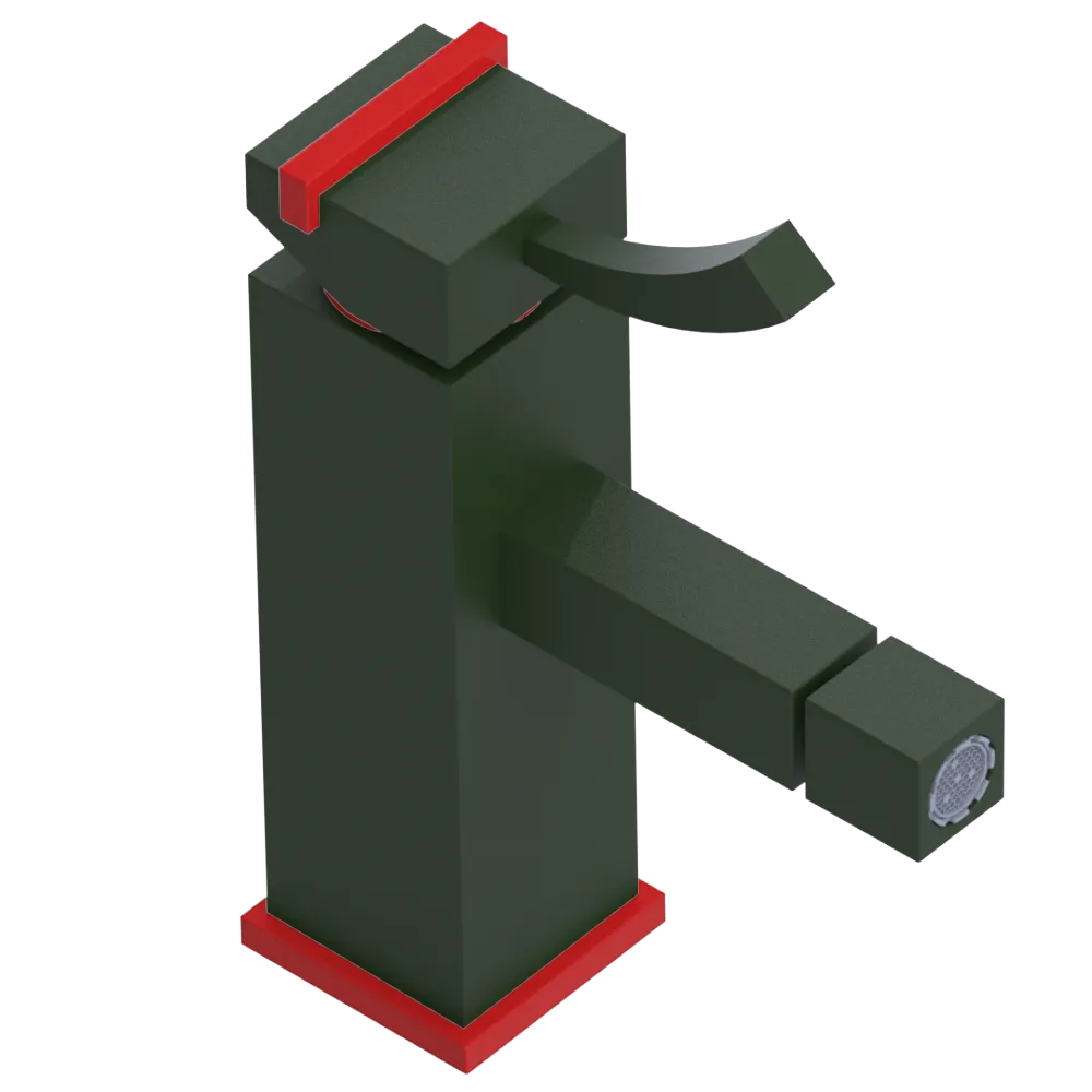 Rubinet Single Control Bidet Fitting (less drain) Green Envy