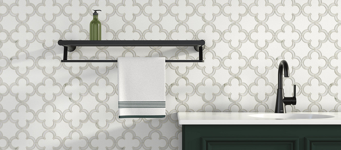 Moen Mikah Chrome towel shelf