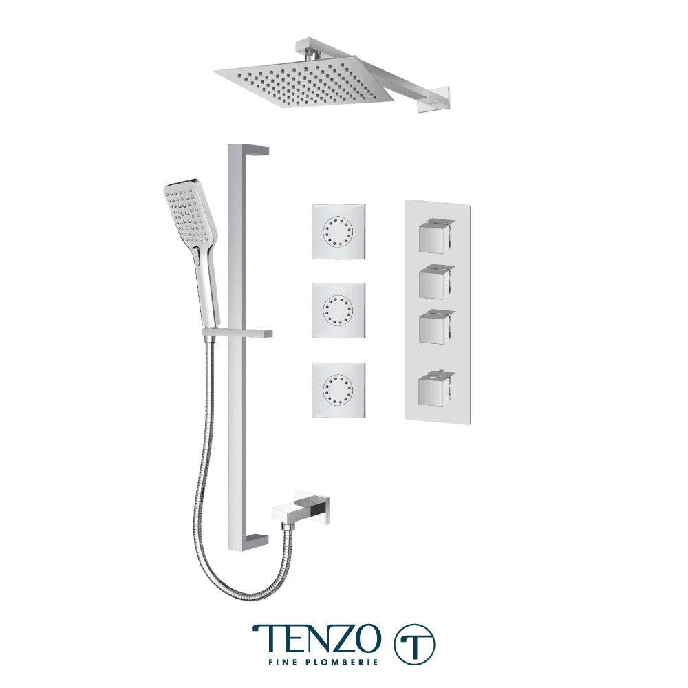Tenzo Extenza 3 Functions Slick 3-Way Shower Kit