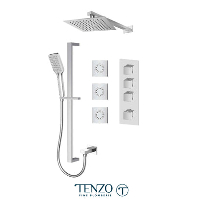 Tenzo Extenza 3 Functions Slick 3-Way Shower Kit