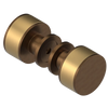 Rubinet Shower Door Knob (set) Tuscan Brass
