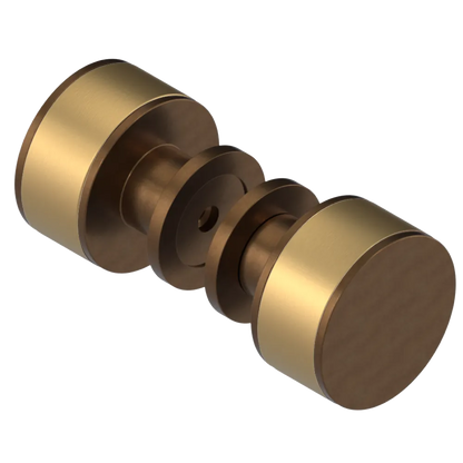 Rubinet Shower Door Knob (set) Tuscan Brass