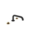 Baril 8" c/c lavatory faucet (without handle), drain included